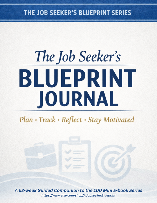The Jobseeker's Blueprint Journal & Planner